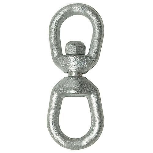 SEACHOICE 43520 3/8IN GALV EYE+EYE SWIVEL IMP