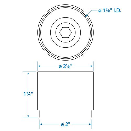 SEACHOICE 51501 BEARING PROTECTOR 1.98IN