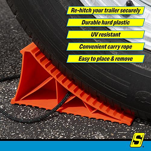 SEACHOICE 52110 ORANGE WHEEL CHOCK