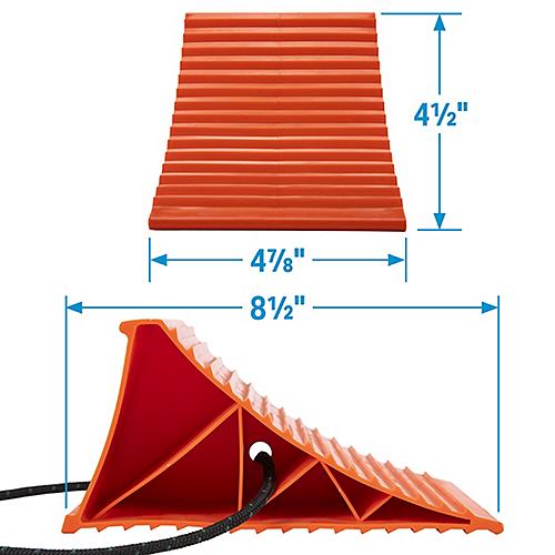 SEACHOICE 52110 ORANGE WHEEL CHOCK