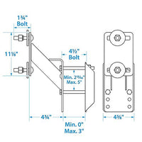 SEACHOICE 53881 BOLT ON TIRE CARRIER