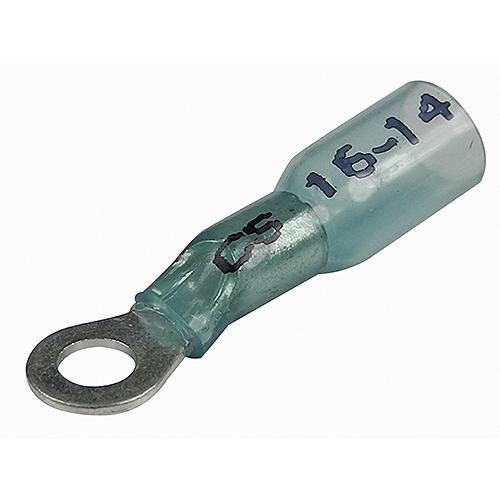 SEACHOICE 60121-5PK 16/14 X 1/4IN HEAT SHRINK RING TERMINAL 5/PK