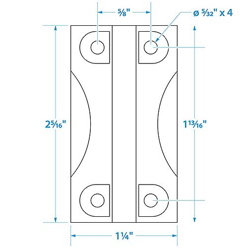SEACHOICE 76901 IGLOO COOLER HINGES