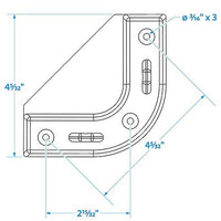 SEACHOICE 76991 COOLER MOUNTING KIT
