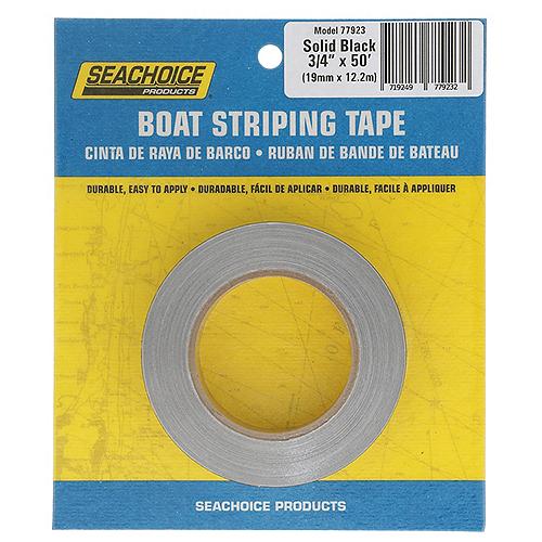 SEACHOICE 77923 3/4IN X 50FT BLACK STRIPING TAPE