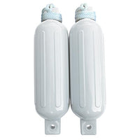 SEACHOICE 79271 TWIN EYE FENDER KIT WHITE 6.5IN X 23IN