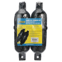 SEACHOICE 79261 TWIN EYE FENDER KIT BLACK 5.5IN X 20IN