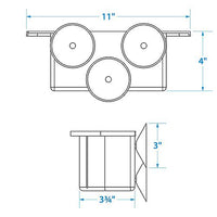 SEACHOICE 79321 COCKPIT ORGANIZER - WHITE