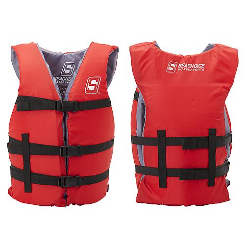 SEACHOICE 85443 YOUTH RED LIFE VEST