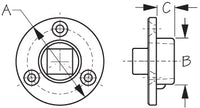 SEA DOG 520040-1 BRONZE GARBOARD PLUG 1/2IN PIPE