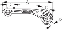 SEADOG 520045 PLUGMATE GARBOARD WRENCH