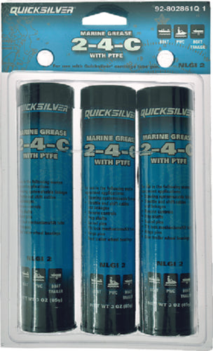 QUICKSILVER 92-802861Q1 2-4-C GREASE 3OZ LUBE CART