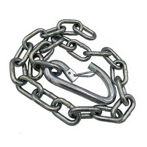 6104.53K SAFETY CHAIN 1/4 X 30" OAL 5K CAP W/ KEEPER S HOOK