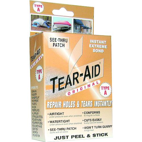 TEAR AID DBOXA100 FABRIC REPAIR KIT TYPE A