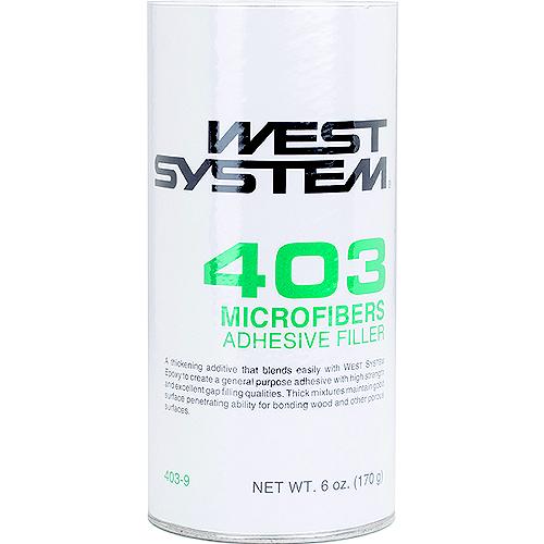 WEST SYSTEM 403-9 MICROFIBERS ADHESIVE FILLER