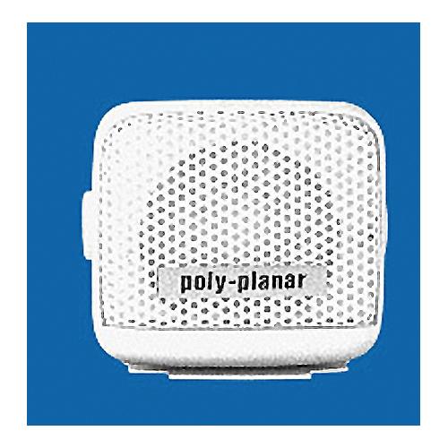 Poly-Planar MB21W Waterproof VHF Extension Speakers Surface Mount 8W 2-15/16" x 2-3/4", White