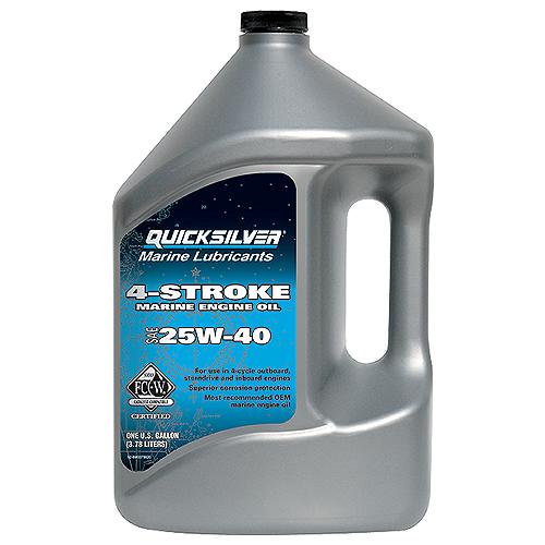 QUICKSILVER 92-8M0078620 25W40 4 STROKE OIL GAL