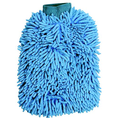 STARBRITE 40105 MICROFIBER REGGAE WASH MITT BLUE