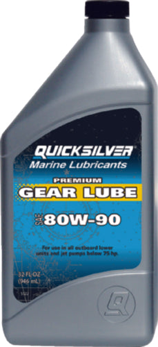 QUICKSILVER 92-858058Q01 Premium Gear Lube 80W-90