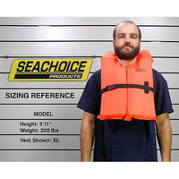 SEACHOICE 85580 LIFE VEST XL ORANGE