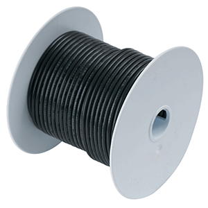 ANCOR 182003 16G BLACK TINNED WIRE 25'