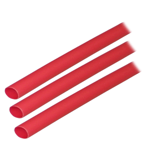 ANCOR 303603 HEAT SHRINK TUBING 1/4" X 3" RED