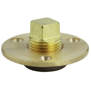 ATTWOOD 7555-3 GARBOARD DRAIN PLUG CAST BRONZE