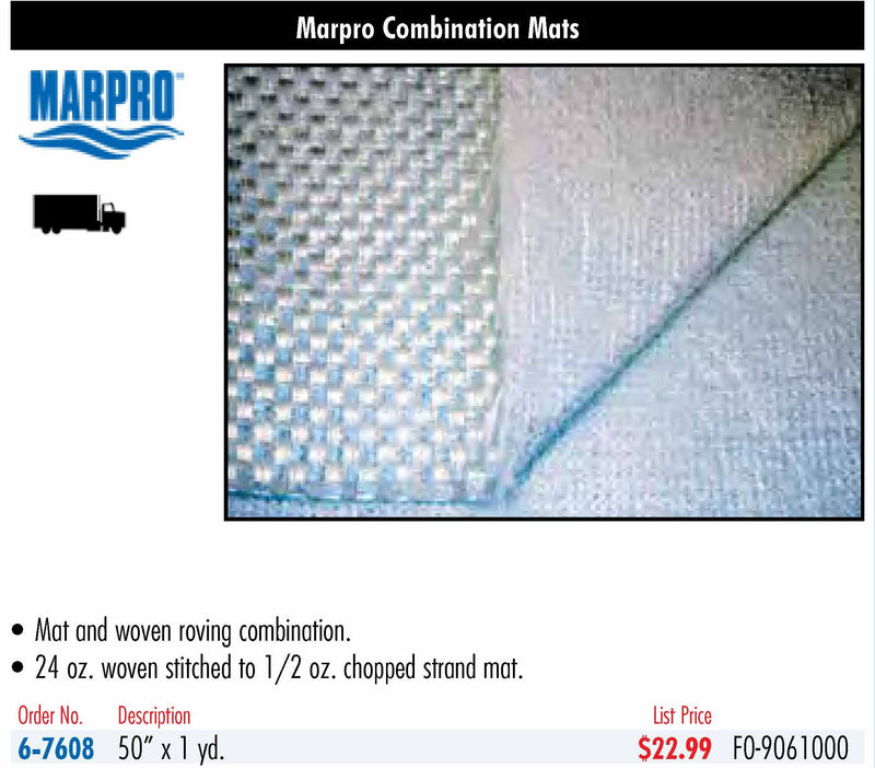 MARPAC 6-7594 BIAXIAL COMBO MATTING 50IN X 1YD