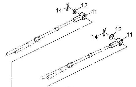 TOHATSU 3B7-83715-2 CABLE ENDS