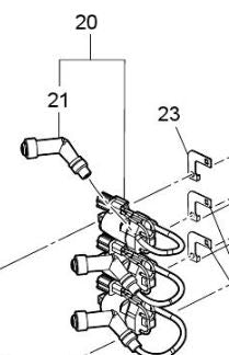 TOHATSU 3VS-06999-0 PLUG CAP W/ RESISTANCE