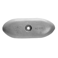 MARTYR CMMZ404 9-1/4" X 3-3/8" X 3/4" HULL ANODE, ZINC