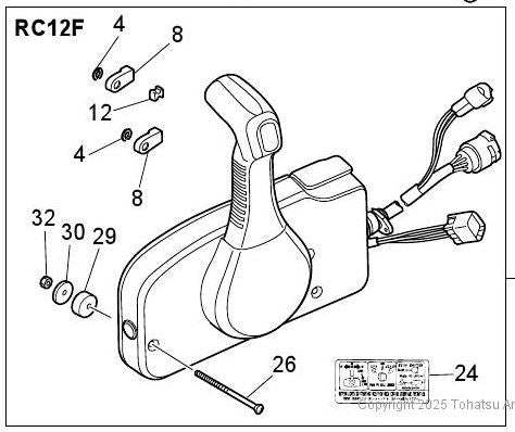 TOHATSU 3A3-83314-2 TERMINAL EYE
