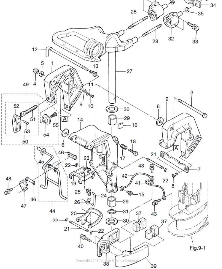 TOHATSU 3A3-62396-1 GROUNDING WIRE