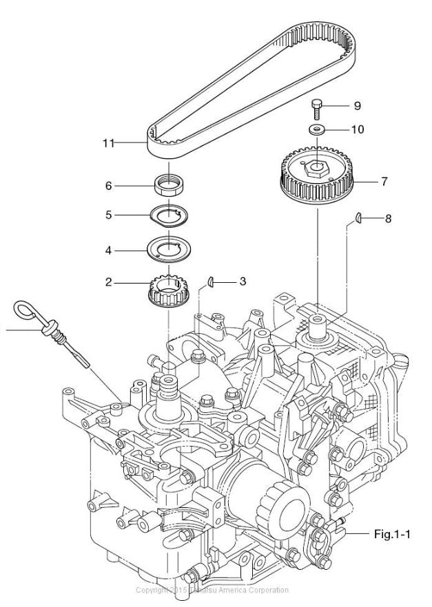 TOHATSU 3H8-10061-0 TIMING BELT