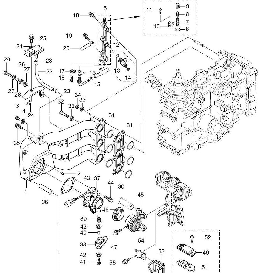 TOHATSU 3AC-10303-1 INJECTOR O-RING
