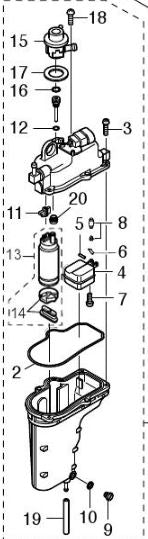 TOHATSU 3AC-04322-0 FILTER (INLET)