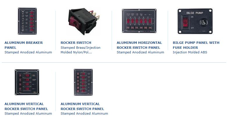 SEADOG 420441-1 ROCKER SWITCH ON/OFF ILLUMINATED