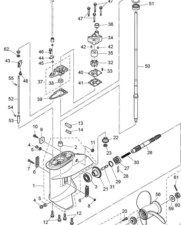 TOHATSU 3RS-65022-1 KEY