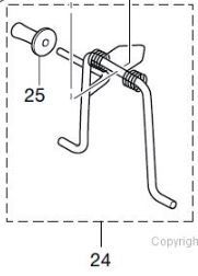 TOHATSU 3AS-62431-0 TILT STOPPER ASSY