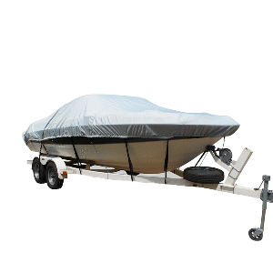 CARVER INDUSTRIES 79003 FLEX FIT BOAT COVER 16FT to 19FT Fish & Ski Boats I/O or O/B