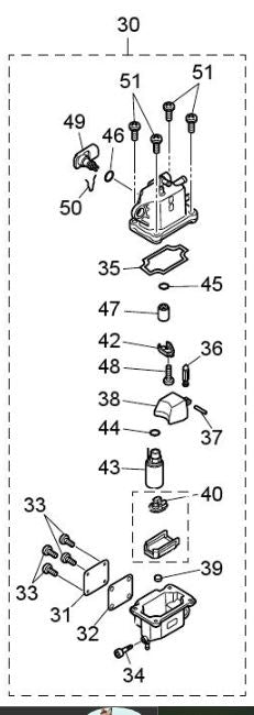TOHATSU 3RS-04322-0 FUEL FILTER ( INLET )