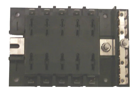 SIERRA FS40740 10 Gang ATO/ATC Fuse Block with Ground Bar