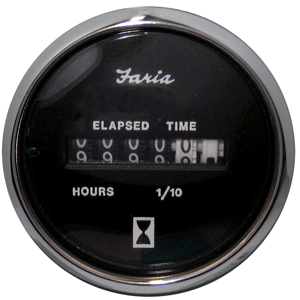 FARIA 13713 CHESAPEAKE BLACK HOURMETER