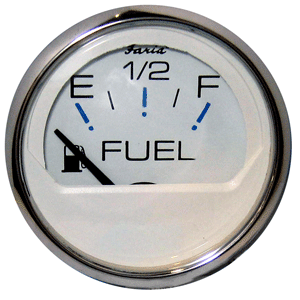 FARIA 13801 FUEL GAUGE CHESAPEAKE WHITE