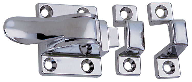PERKO 1102DP2CHR CUPBOARD LATCH W/ OFFSET STRIKER