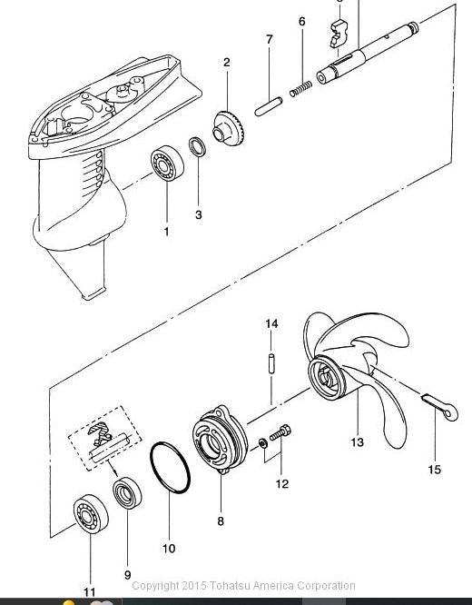 TOHATSU 309-60111-0 OIL SEAL