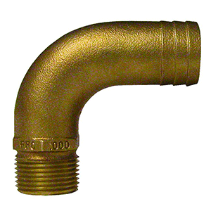 GROCO FFC-1000 1IN PIPE x1-1/4IN HOSE ELBOW BRONZE