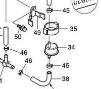 TOHATSU 3ACB10143-0 FUEL FILTER, HIGH PRESSURE