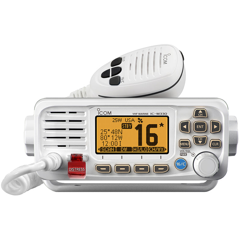 ICOM M330 COMPACT VHF RADIO (WHITE)