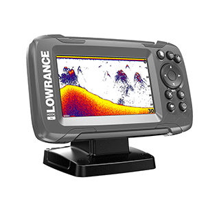 LOWRANCE 000-14012-001 HOOK²-4X 4" BULLET FISHFINDER TRANSOM MOUNT BULLET SKIMMER TRANSDUCER